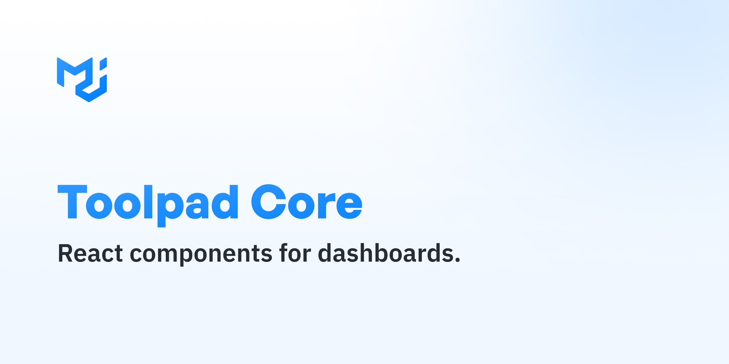 Toolpad Core React Components For Dashboards