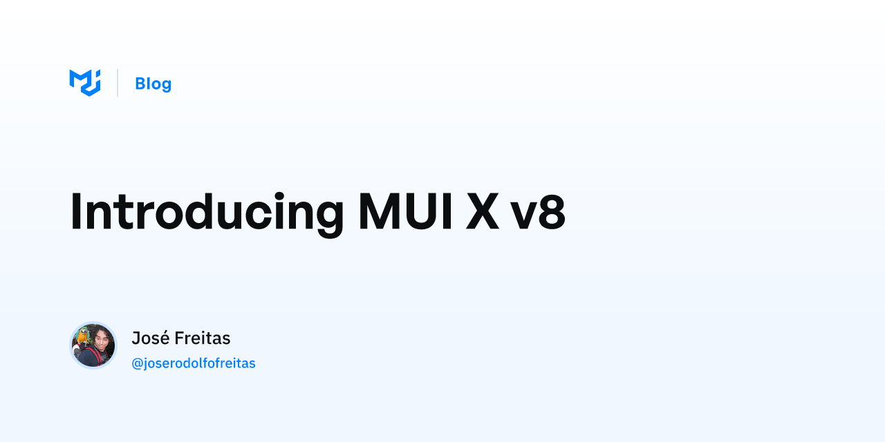Introducing MUI X v8