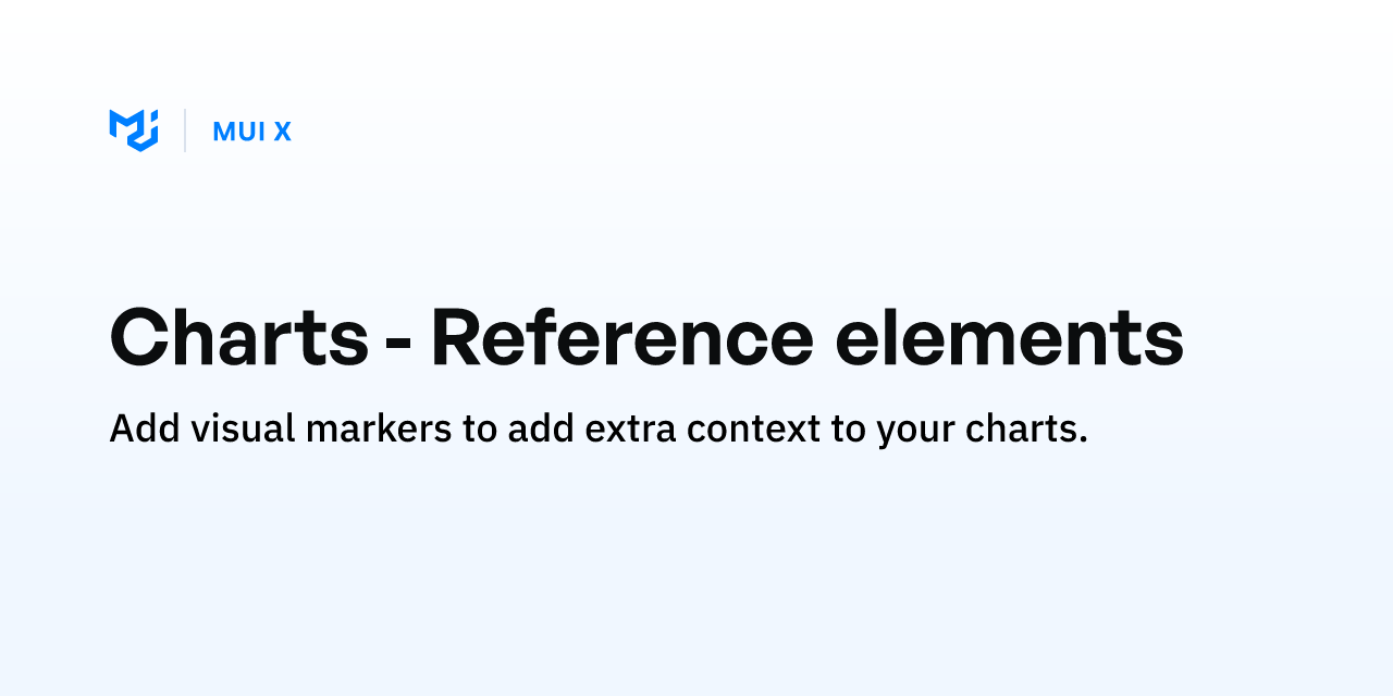 Charts - Reference elements - MUI X