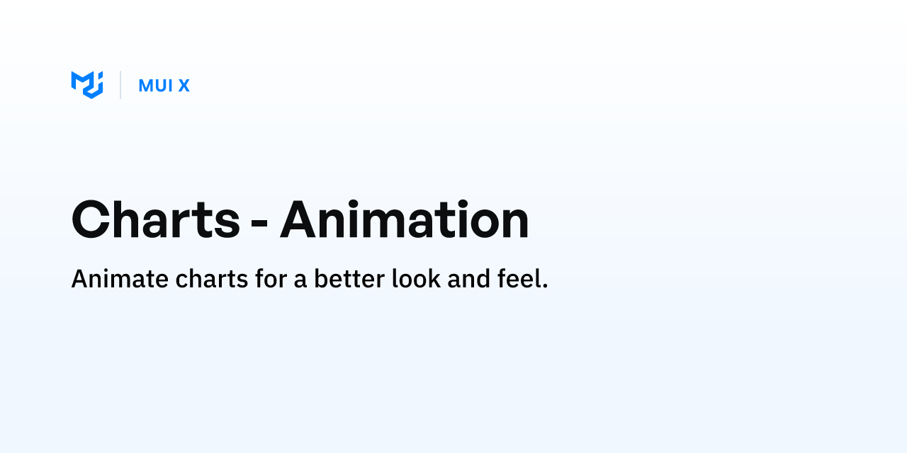 Charts - Animation - MUI X