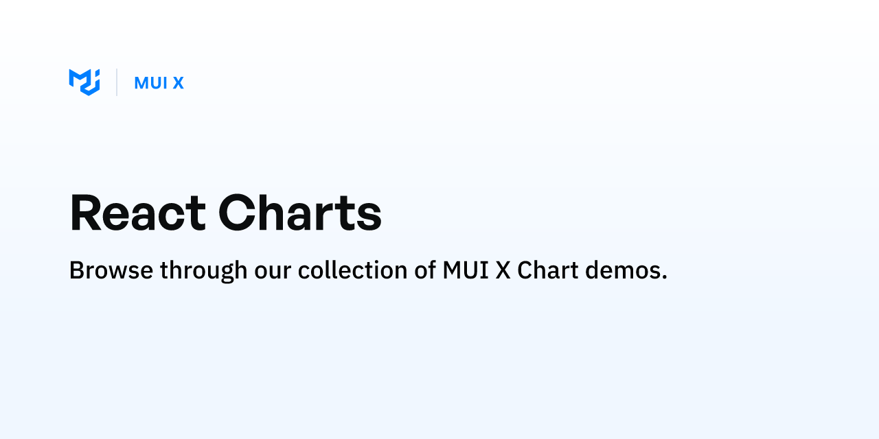 React Charts - MUI X