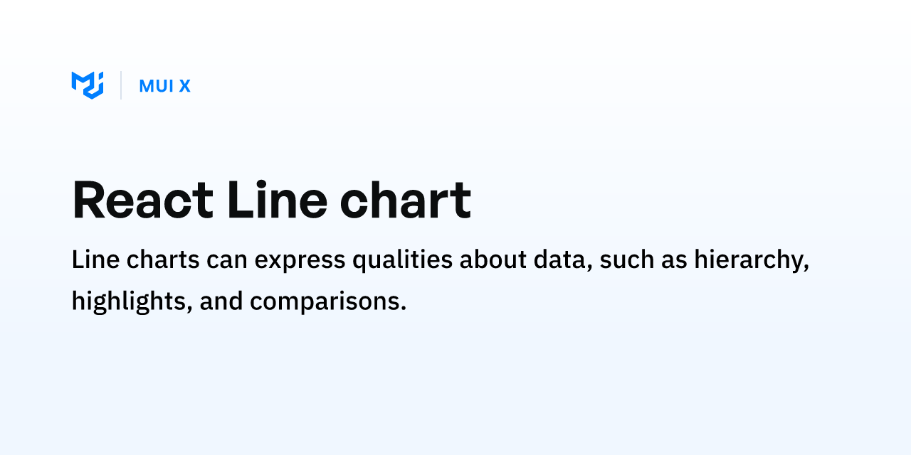 React Line chart - MUI X