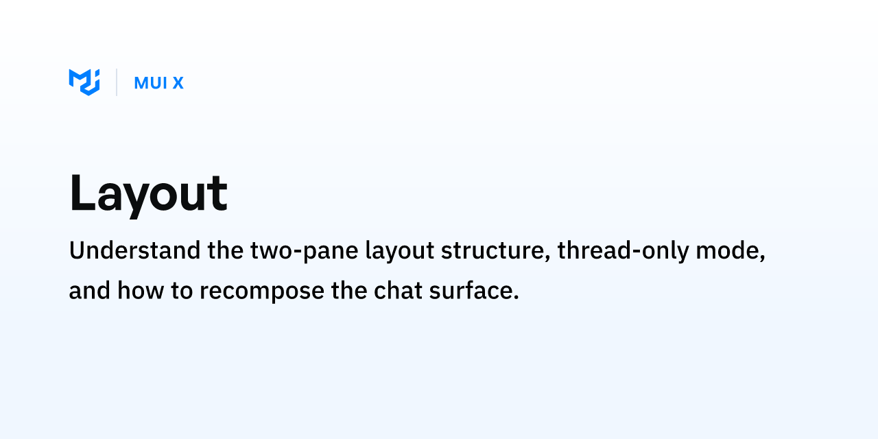 Layout - MUI X