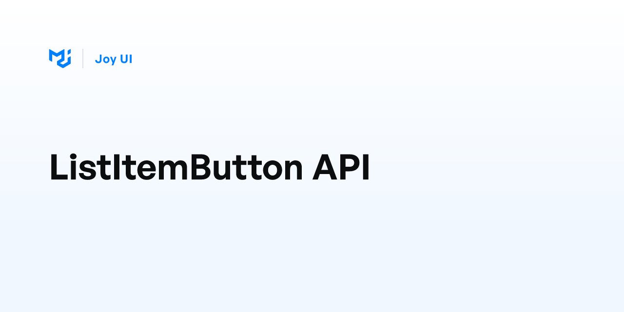 material ui list item button