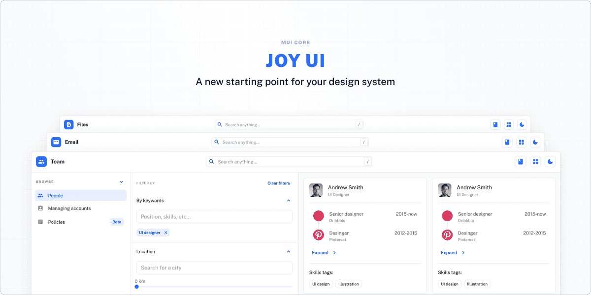 First look at Joy UI: a new starting point for your design system.