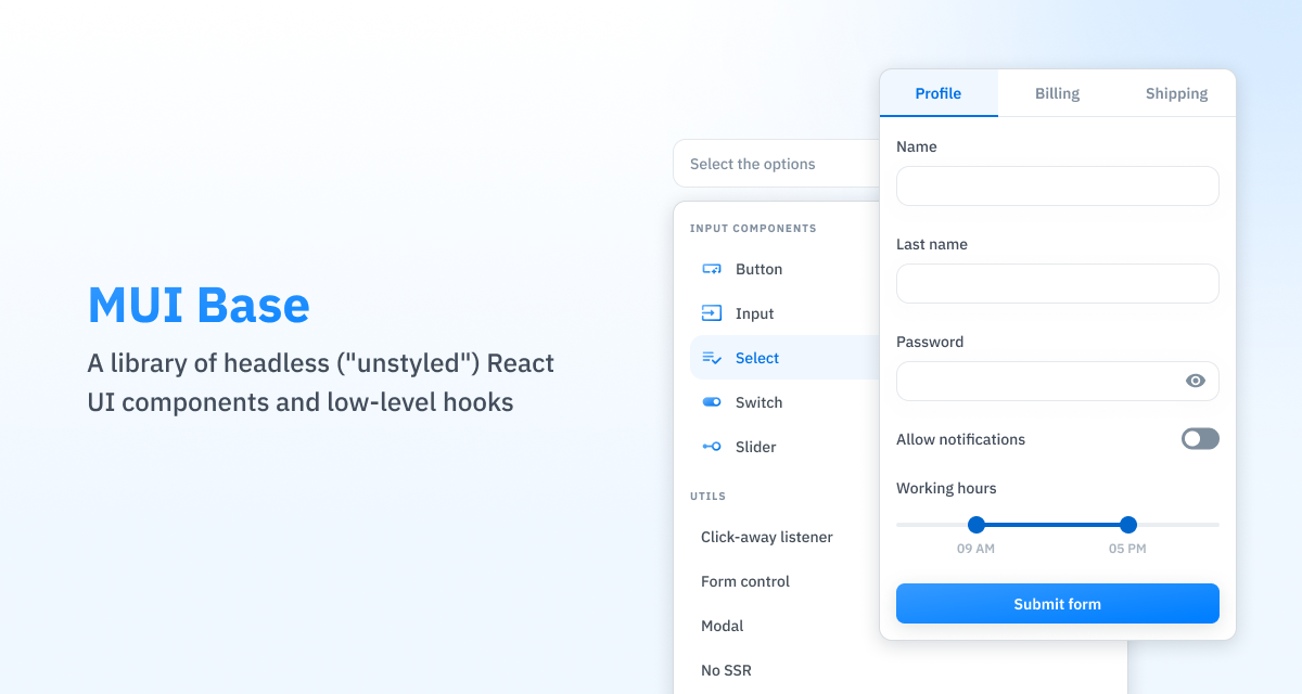 Introducing Base UI The Headless Alternative To Material UI MUI